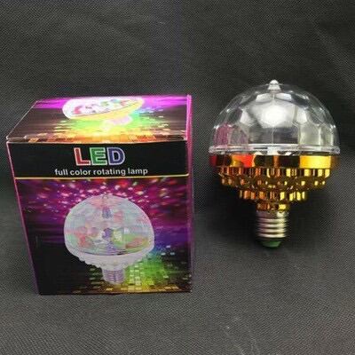 ĐÈN LED XOAY 7 MÀU tặng kèm đui xoáy công tắc tiện lợi
