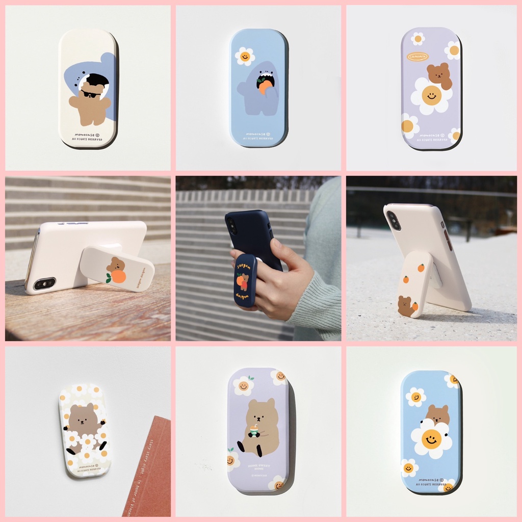 Giá Đỡ Điện Thoại Kiểu Pop Tok Momo Hàn Quốc Dễ Thương