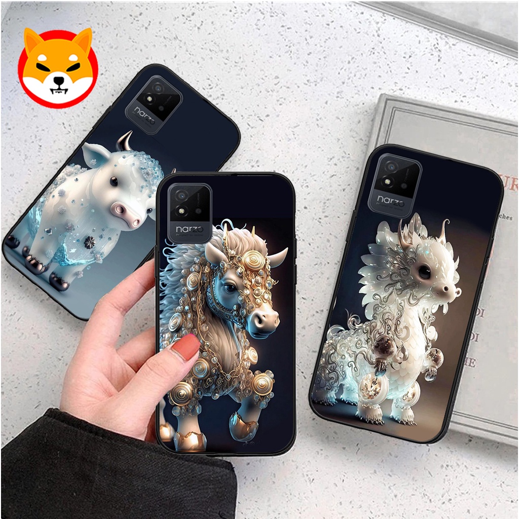 Ốp lưng Realme Narzo 50i / narzo 50a prime / norza 30a đủ bộ 12 con giáp mẫu mới siêu đẹp giá rẻ