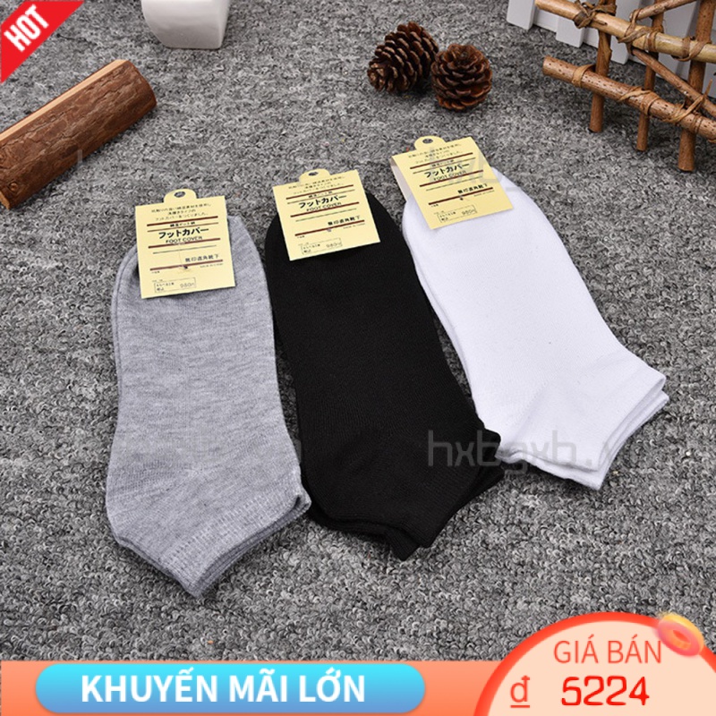Tất Cotton Thể Thao Chống Trượt Cho Nam