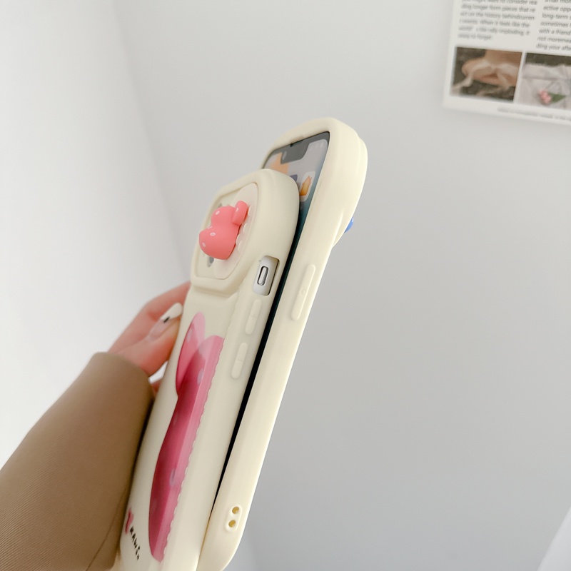 Ốp Điện Thoại Họa Tiết Gấu Hoạt Hình Dễ Thương Cho iPhone 14 Pro 14 Pro Max 13 Pro Max 12 Pro 12 Pro Max 11 Pro 11 Pro Max