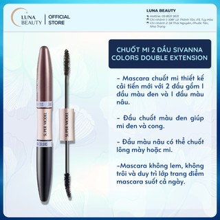 Chuốt Mi 2 Đầu Sivanna Colors Double Extension Mascara HF901