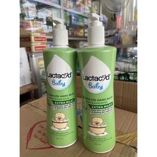Sữa tắm gội trẻ em Lactacyd Milky 500ml