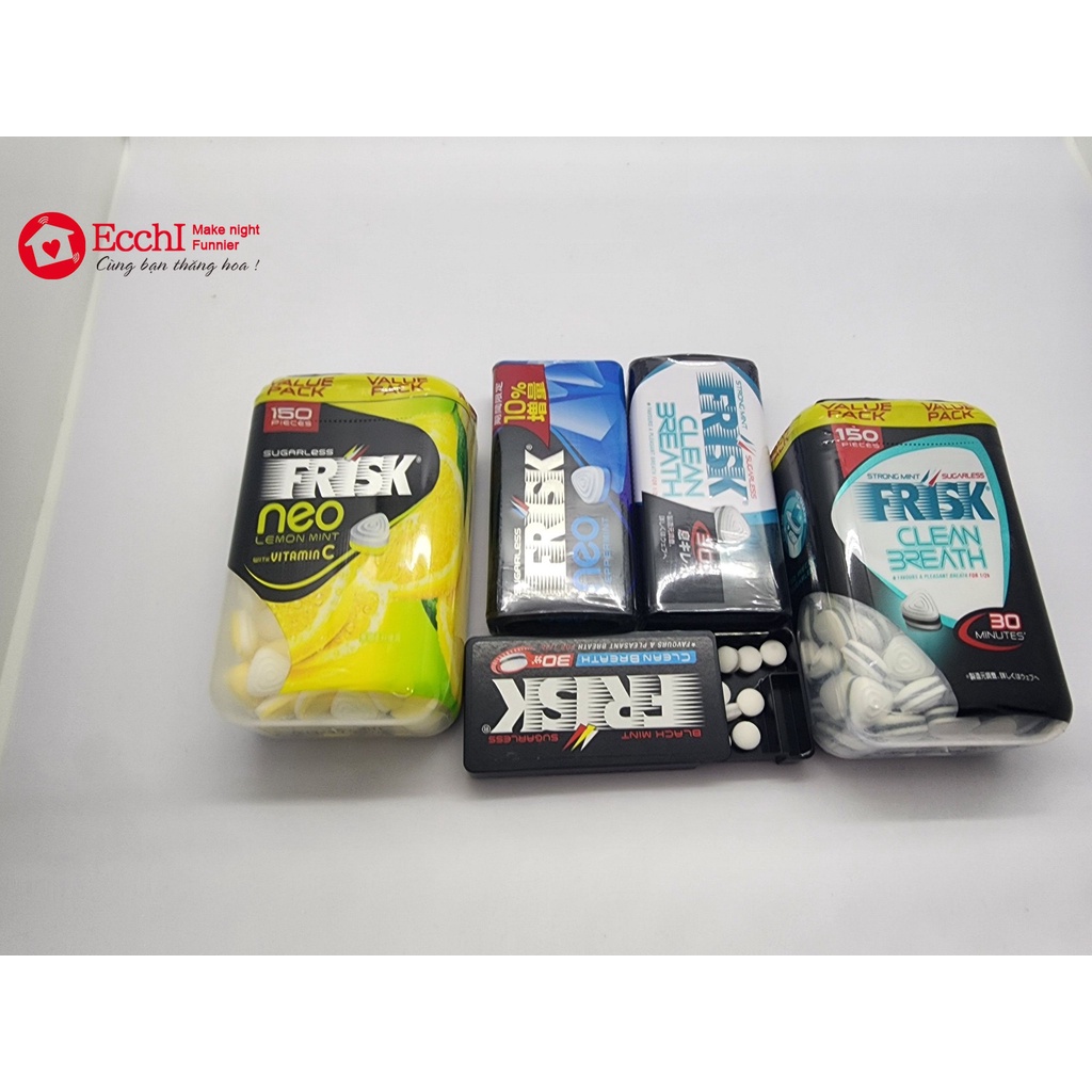 Kẹo ngậm vị chanh bạc hà, nho hộp lớn 150 viên Nhật bản