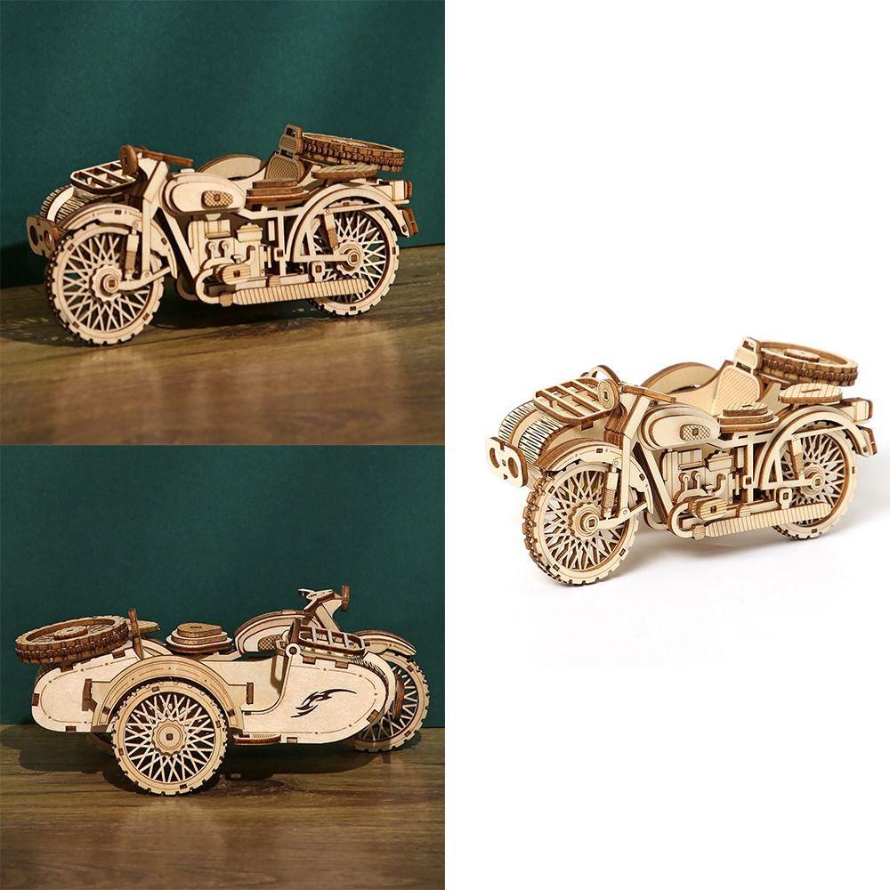 LUOL Bộ Đồ Chơi Xếp Hình Thuyền 3D Bằng Gỗ Độc Đáo Thú Vị Cho Bé