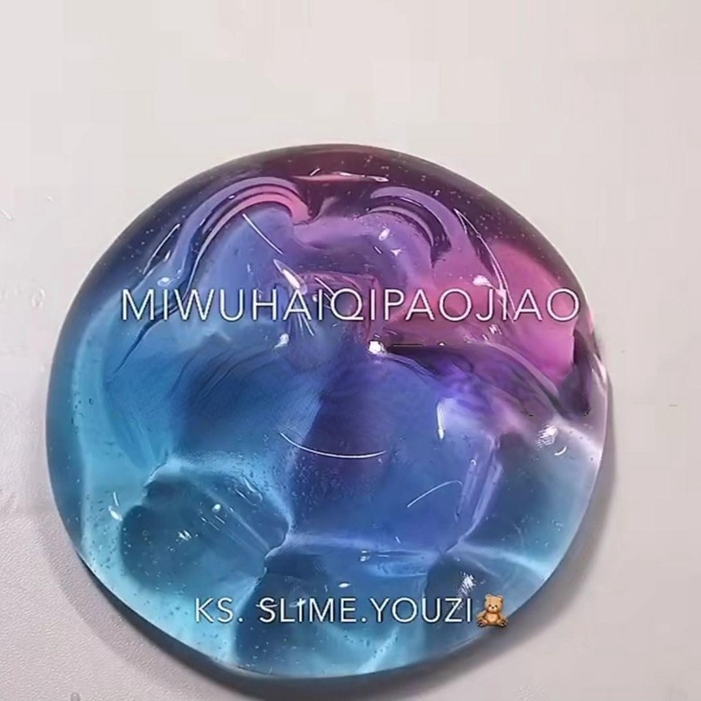 Slime mây cao cấp hũ sợi mây nhỏ co giãn Cloud Slime Unicorn, Mint Cloud Slime Keo Xốp Mỏng Nhiều Màu Sắc Để Lựa Chọn