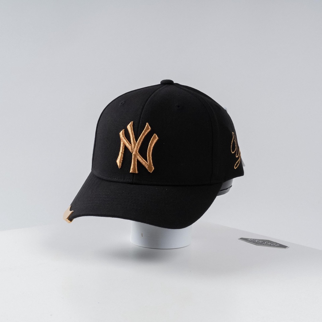 Mũ MLB gắn kim loại New York Yankees Heroes Black - Mũ nón MLB chính hãng 32CP50111 50L