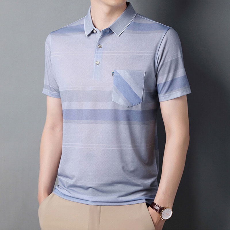 Áo polo Ngắn Tay Dáng Rộng Thời Trang Mùa Hè Dành Cho Nam