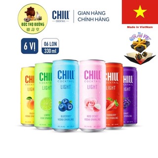 Nước Trái Cây lên men Chill Cocktail Light 3% 330ml