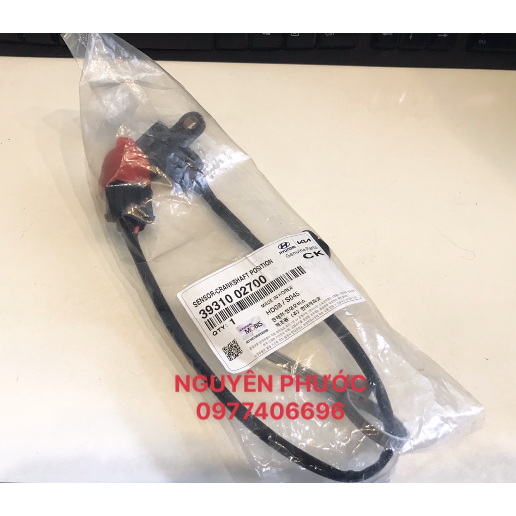 3931002700 - Cảm biến trục cơ/cốt máy  Kia Morning/ Hyudai Getz 1.1 Hàng xịn chính hãng