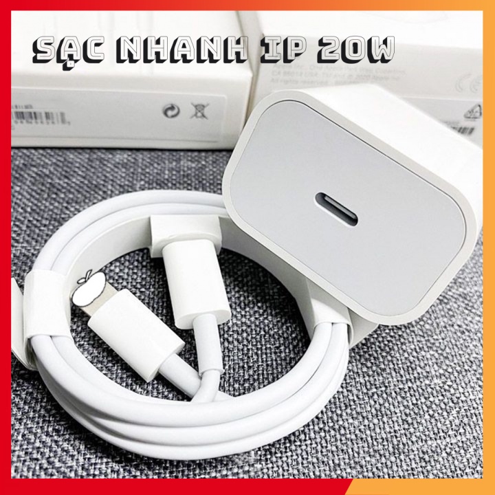 Sạc nhanh 20w - Bộ sạc nhanh PD20w cho máy 8-14