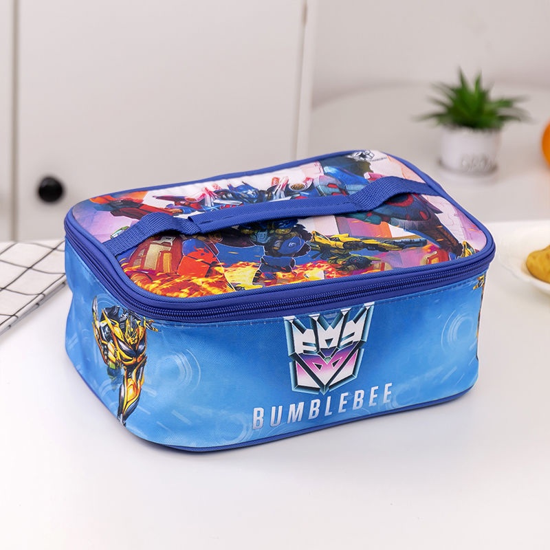 Túi Đựng Hộp Cơm Trưa Lót Giấy Nhôm Dày Dặn Cách Nhiệt Chống Thấm Nước Tiện Dụng Cho Học Sinh Tiểu Học