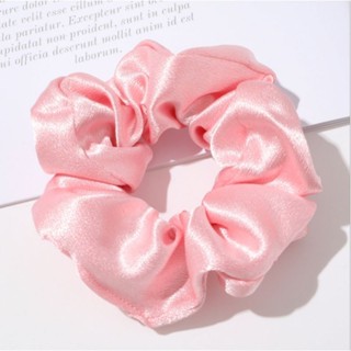 Dây Buộc Tóc, Scrunchies vải bóng trơn mịn đẹp