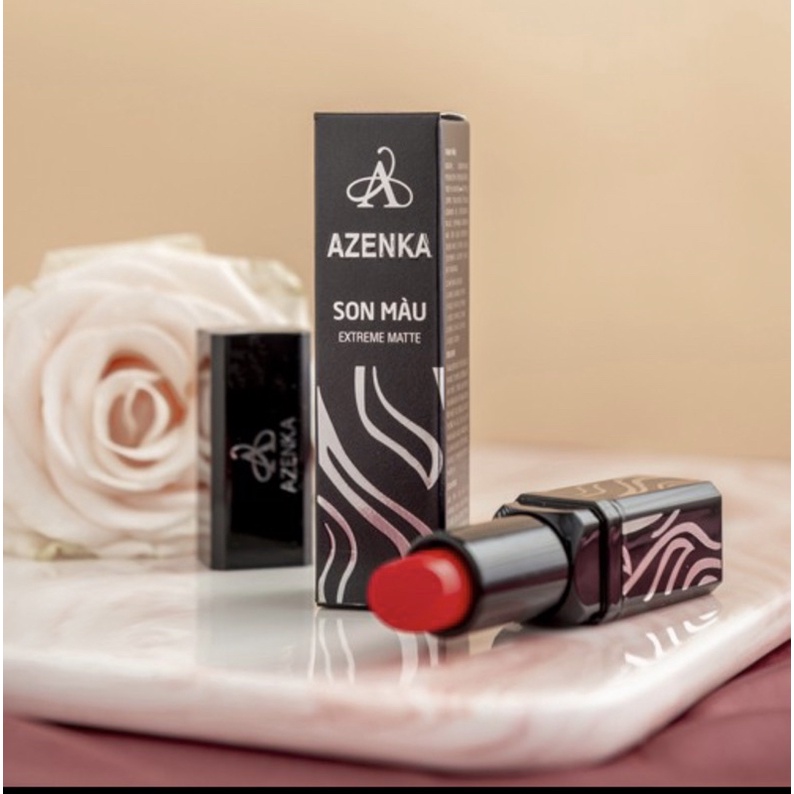 Son màu siêu lì bền màu không trôi kháng nước Azenka