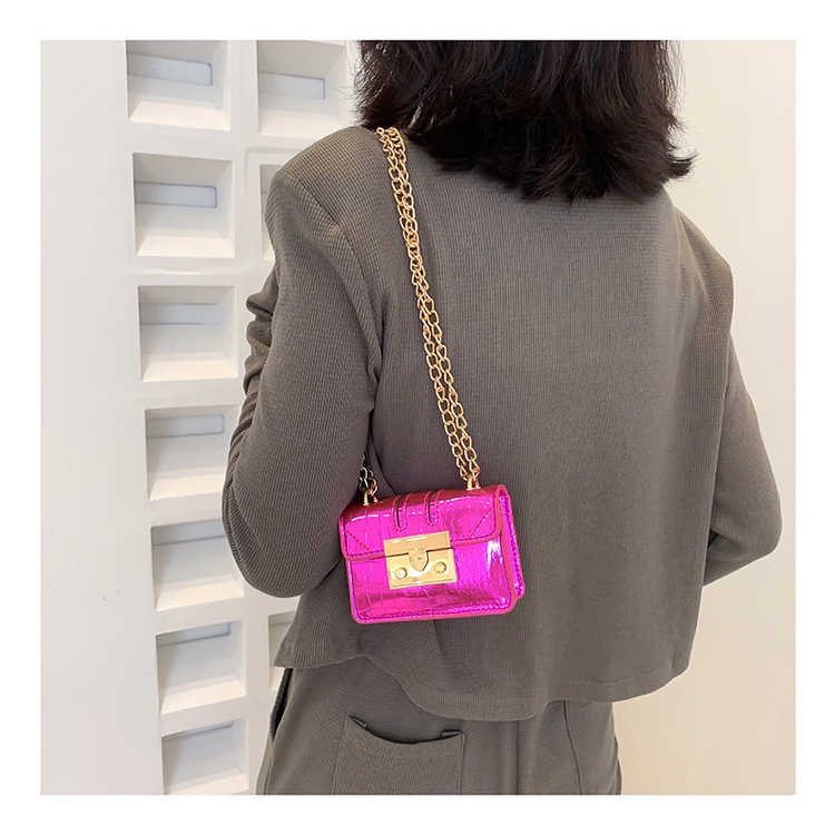 Túi Đeo JASMIN NOIR Chéo Giả Da Cá Sấu Thời Trang Dành Cho Nữ
