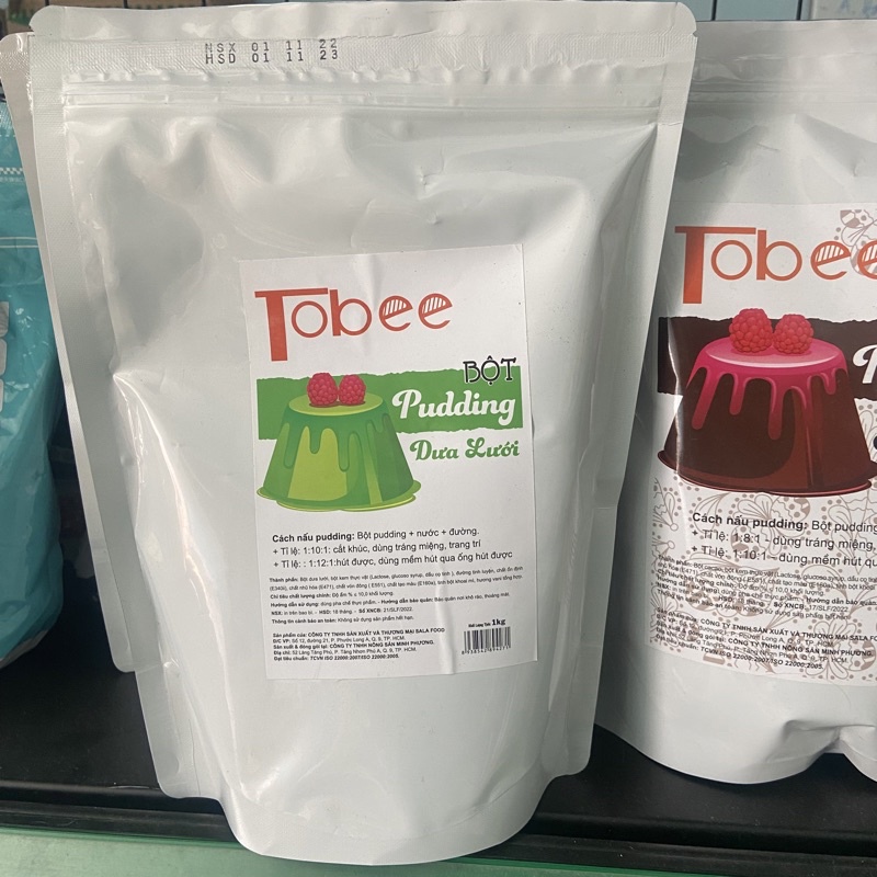 BỘT PUDDING TOBEE - Gói 1KG