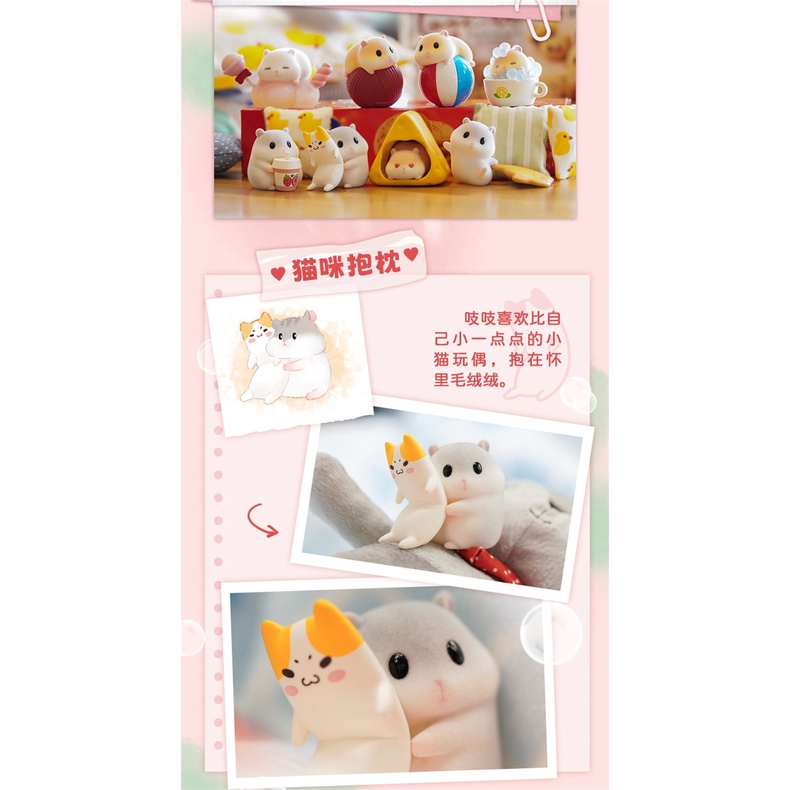 Hộp Đồ Chơi Búp Bê Hình Chuột Hamster Dễ Thương Dùng Làm Quà Tặng Sinh Nhật Cho Bé