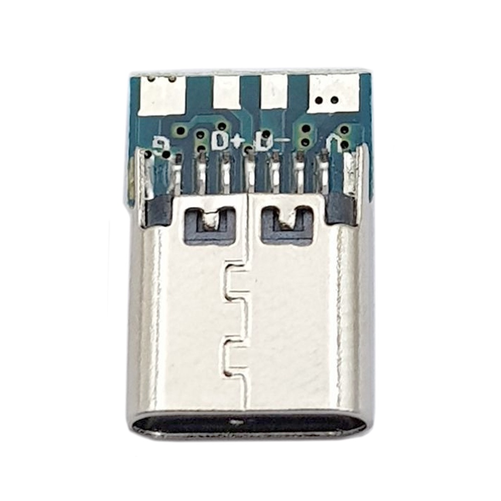 Ổ cắm USB 3.1 Type C 14 chân ra PCB 4 chân truyền nhận dữ liệu, custom bàn phím cơ.