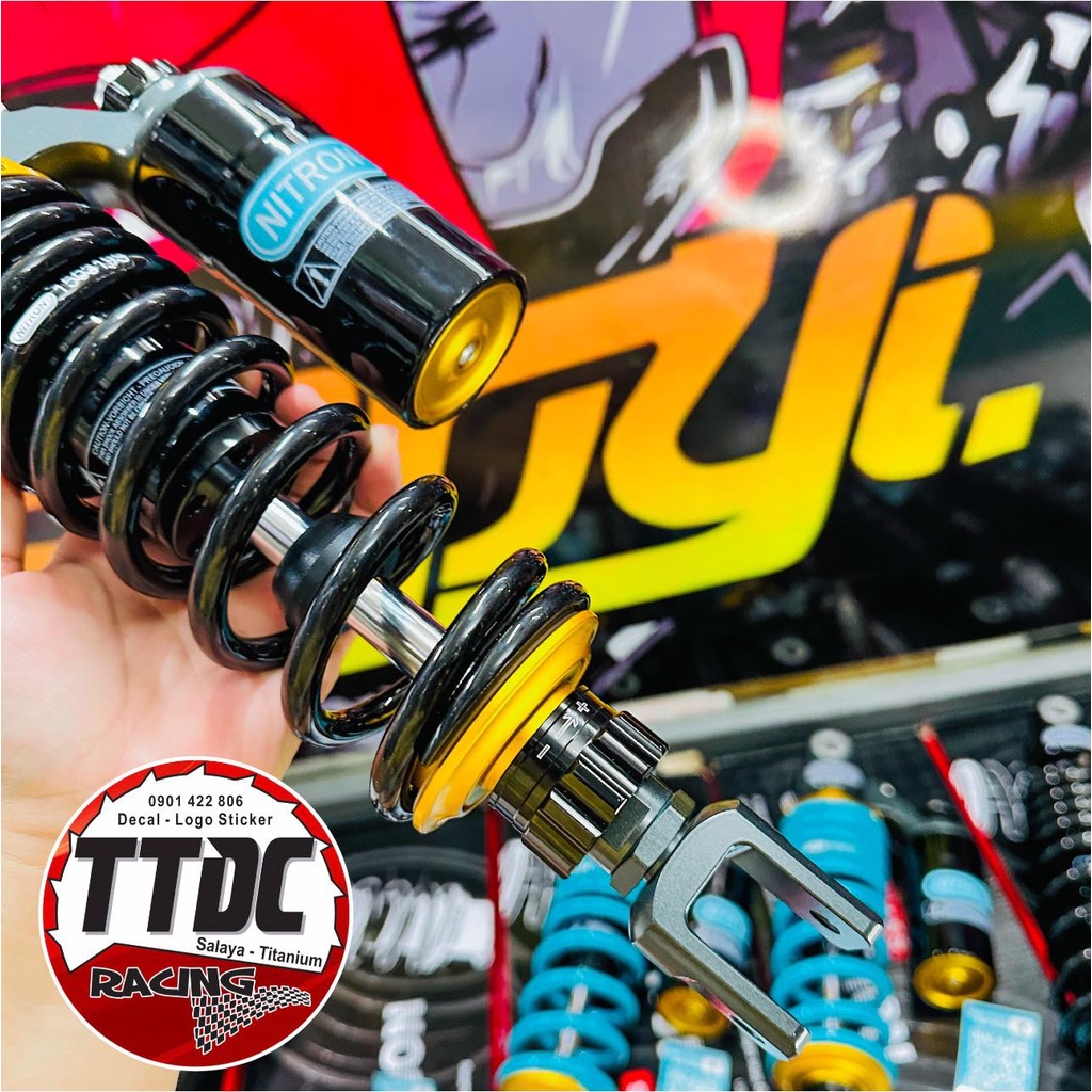 [ Giá 1 cây] Phuộc Nitron Vario Click Ab Vision Scoopy Lead tăng chỉnh thật bảo hành 12 tháng cực đẹp đủ màu ✌