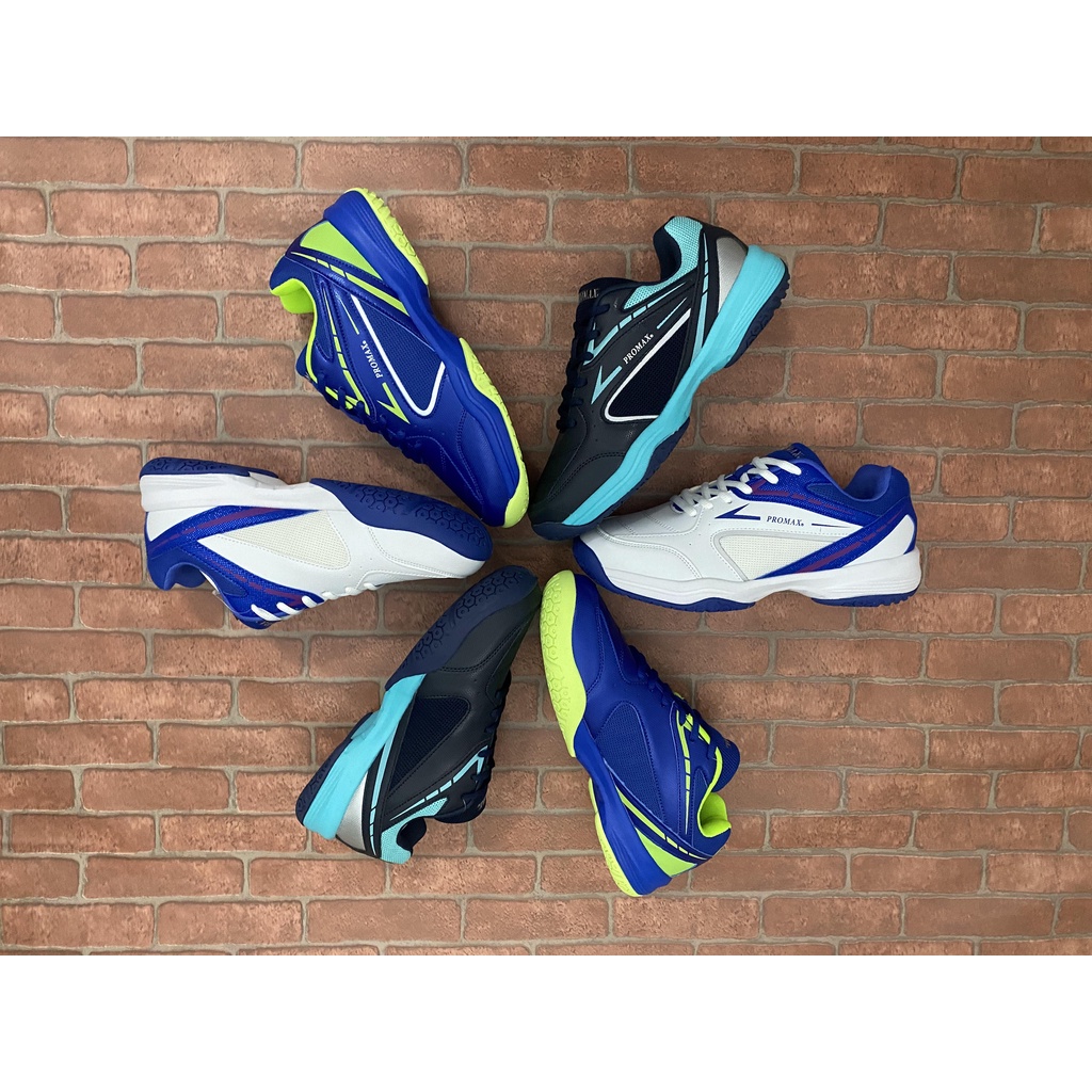 Giầy cầu lông Promax 22068 đế kếp thế hệ mới, chống thấm, nhẹ, bền - bongchinhhanggiare88