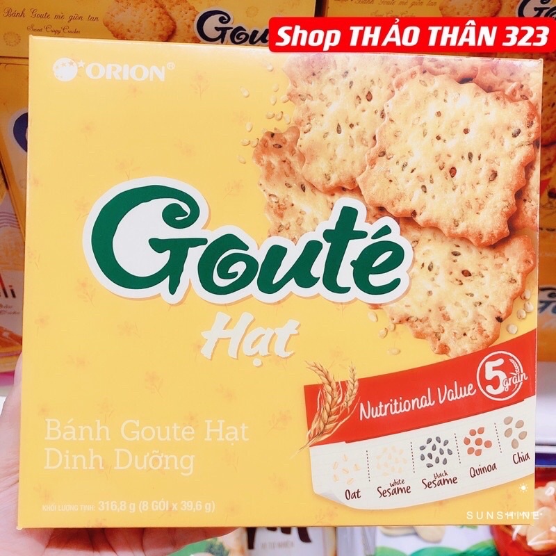 Bánh Quy Mè Goute Giò Tan / Goute Hạt Thơm Béo