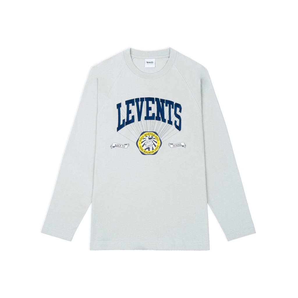 Áo Thun Tay Dài Levents University Longsleeve/ Grey 🎅