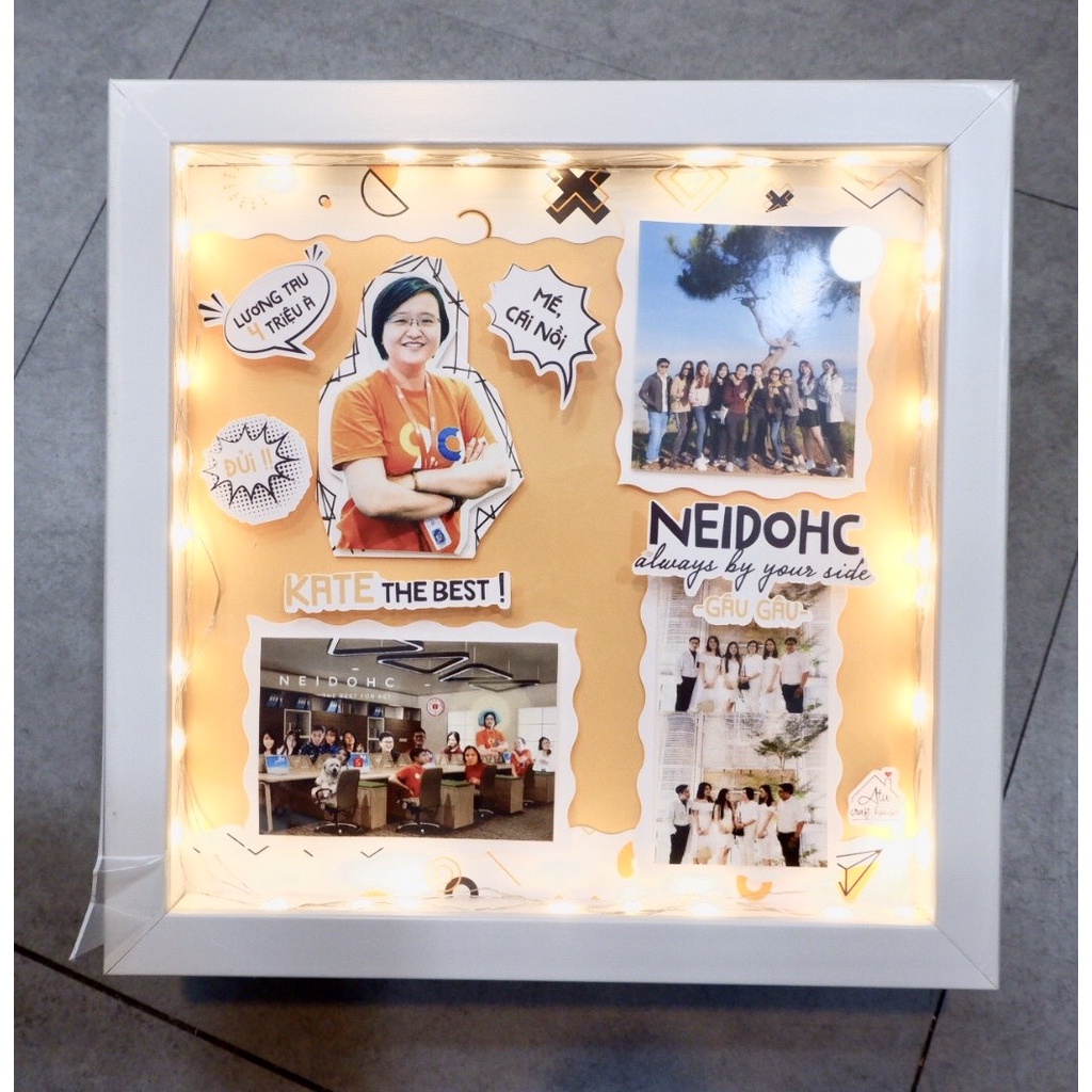 Khung Hình Fairwell - Quà Tặng Chia Tay Đồng Nghiệp - Khung Hình Scrapbook Handmade