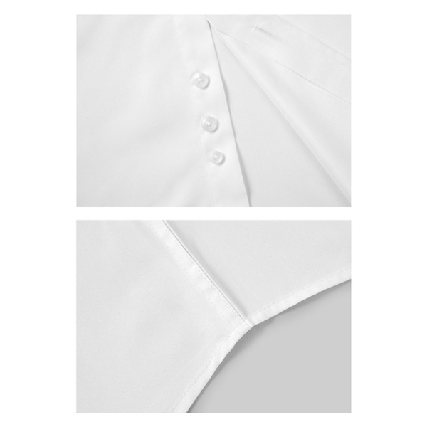 HLA - Áo sơ mi nam trơn trắng cao cấp Basic formal white Shirt