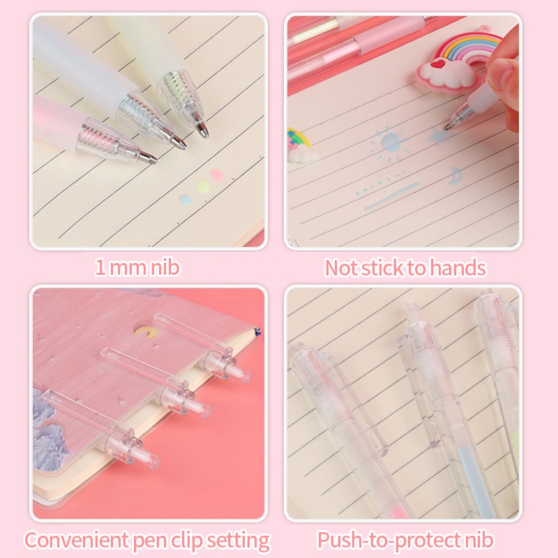 Bút Keo Dán Họa Tiết Hoạt Hình Sáng Tạo DIY