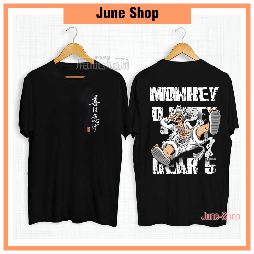 Áo thun One piece Luffy Gear 5, áo phông One Piece Luffy JOY BOY, chất liệu cotton thoáng mát