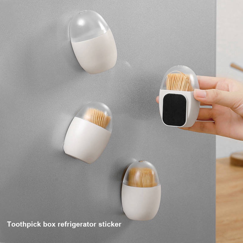 Giá Đỡ Tăm Xỉa Răng Từ Tính Tiện Dụng Cho Tủ Lạnh