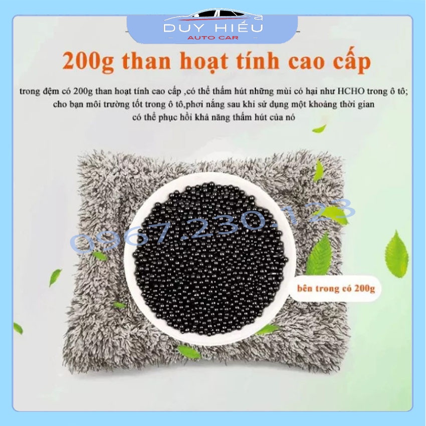 Cún con lông mượt khử mùi than hoạt tính trên ô tô 25cm