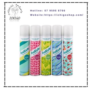 Dầu gội khô Batiste 200ml chính hãng có tem