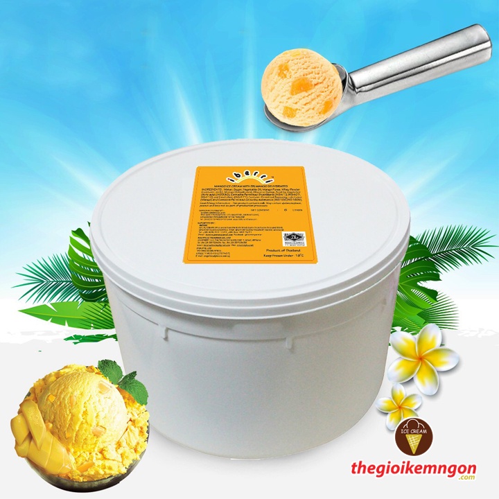 Kem ký Thái Lan vị xoài hộp 6L (3kg)