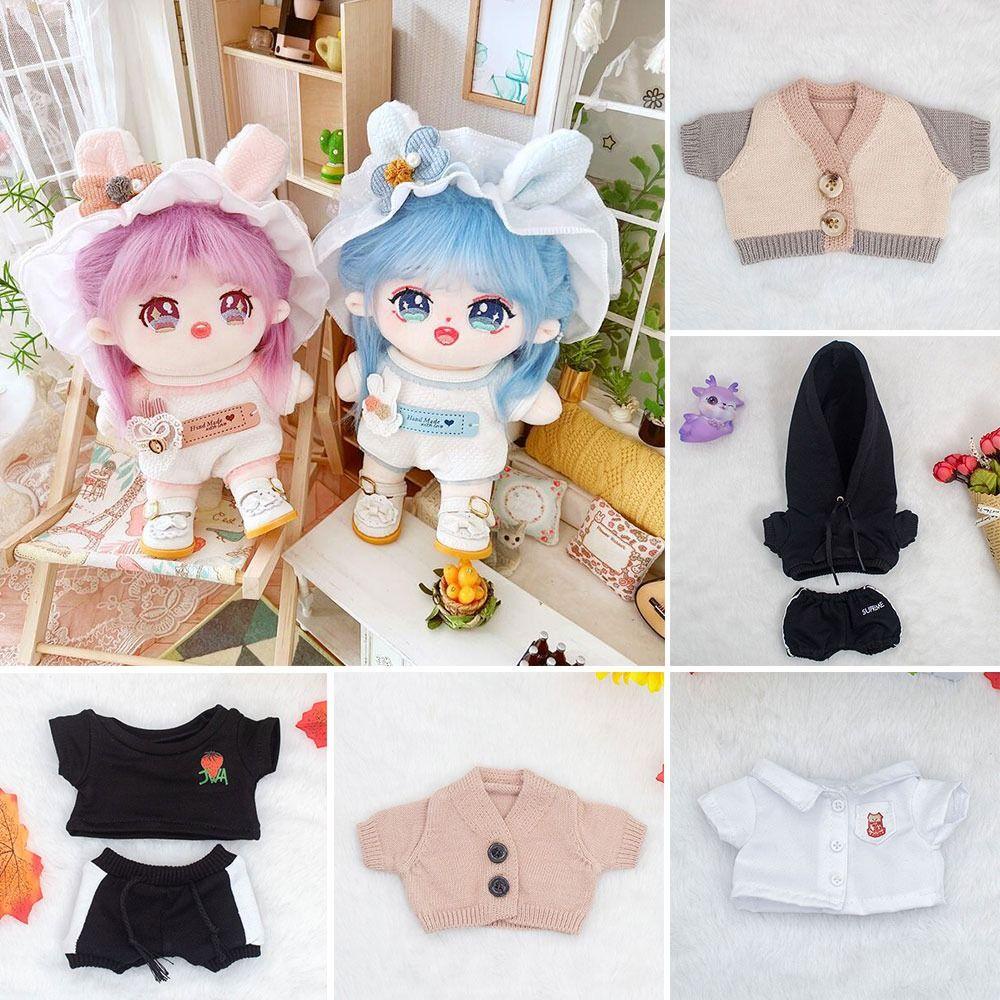 Áo Thun Cotton 20cm Họa Tiết Cầu Vồng Dành Cho Búp Bê