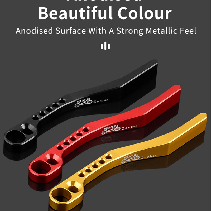 Muqzi Bộ Ổn Định Dây Xích Xe Đạp Bằng Hợp Kim Chống Rơi Màu Đen