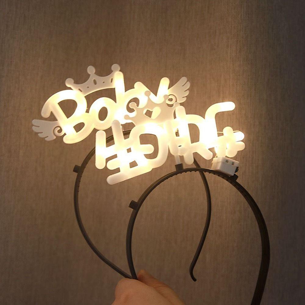 ANEMONE Mũ Sinh Nhật Hình Vương Miện Phát Sáng Dễ Thương