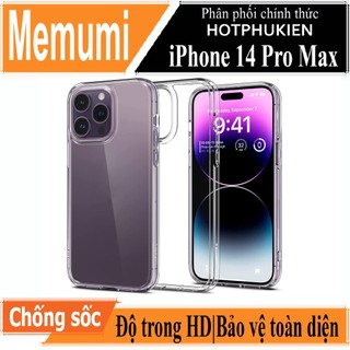 Ốp lưng chống sốc trong suốt Memumi Crystal Clear Case cho iPhone 14 Pro Max (6.7 inch) - Hotphukien Phân Phối