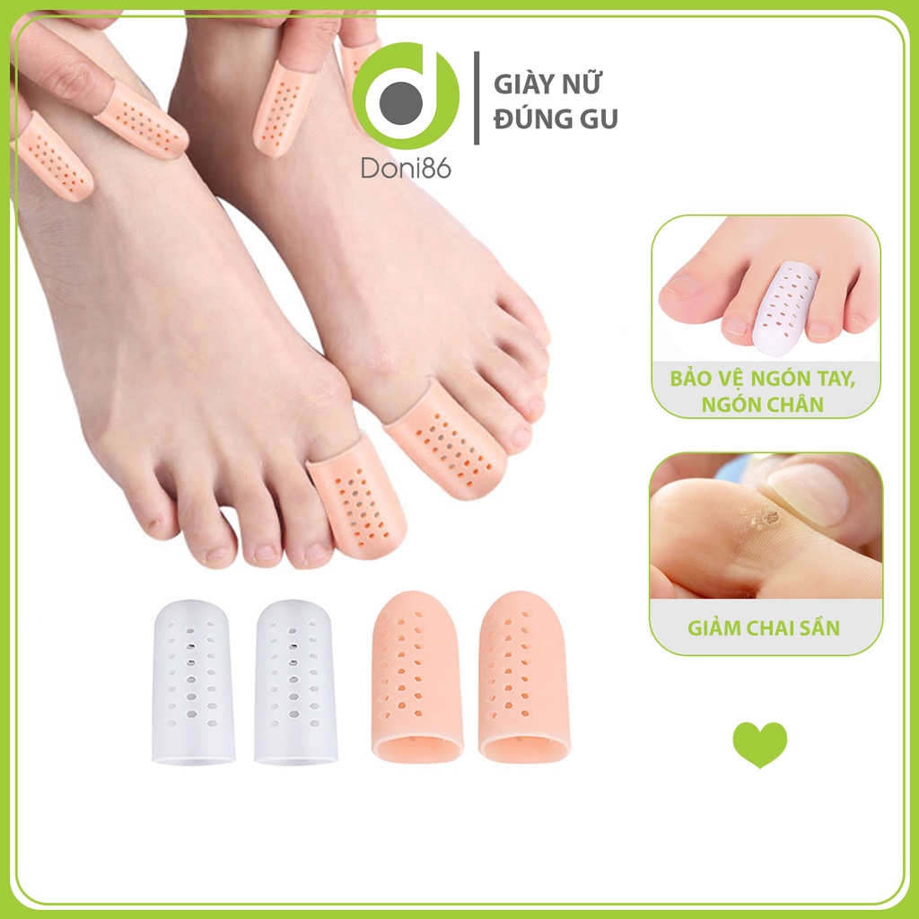 Silicone bọc bảo vệ ngón chân, hạn chế đau chân khi mang giày, tập thể thao -Doni - DOPK301