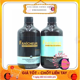 Dầu gội và dầu xả dưỡng ẩm sâu fraicheur extra nourishing 500ml*2