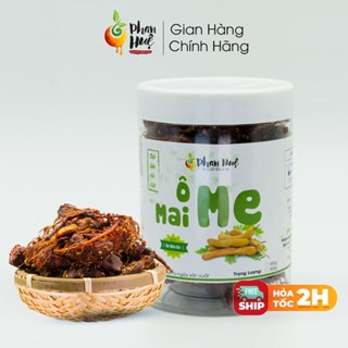 Ô mai xí muội me xào chua ngọt cay Phan Huệ hộp 100g 300g 500g đặc sản Hà Nội