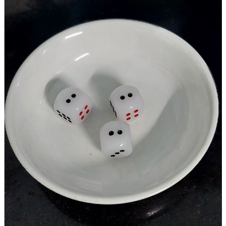 Combo 3 Hột tài xỉu mắt hí/hột lắc xí ngầu mắt hí, mắt nhỏ