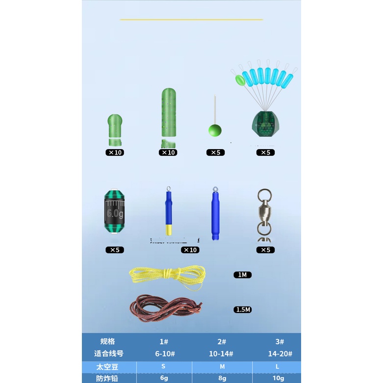 Hộp Set Làm Trục Câu Đài săn hàng silicol Shihe Dùng Cho Cần Câu Tay