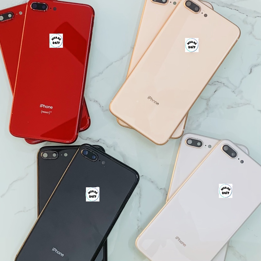 Vỏ zin máy dành cho 8 Plus 97% màu trắng, đen, đỏ, vàng hồng
