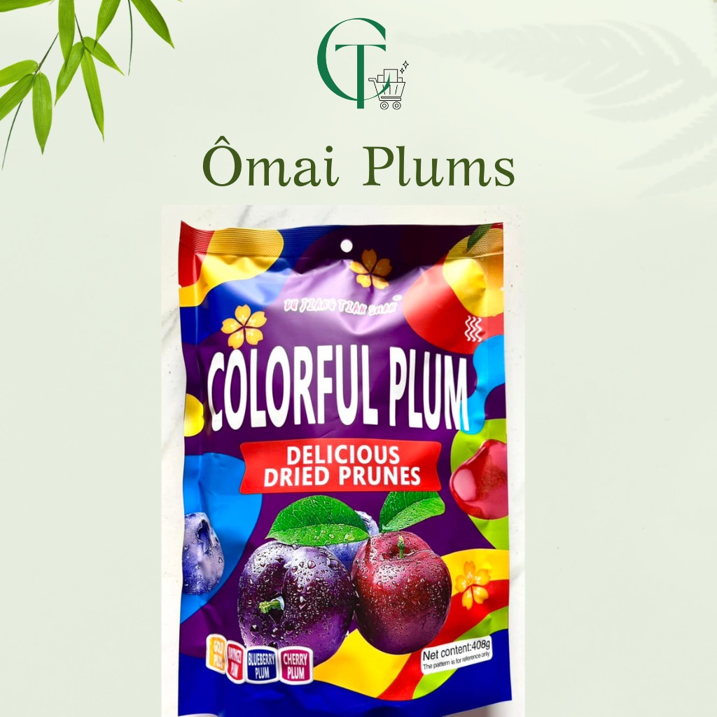 Ô mai hoa quả PLUM mix nhiều vị Mận, Việt Quất, Cherry, Thanh Mai siêu ngon
