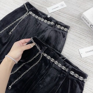 Đai xích đá gu thắt eo váy quần các kiểu