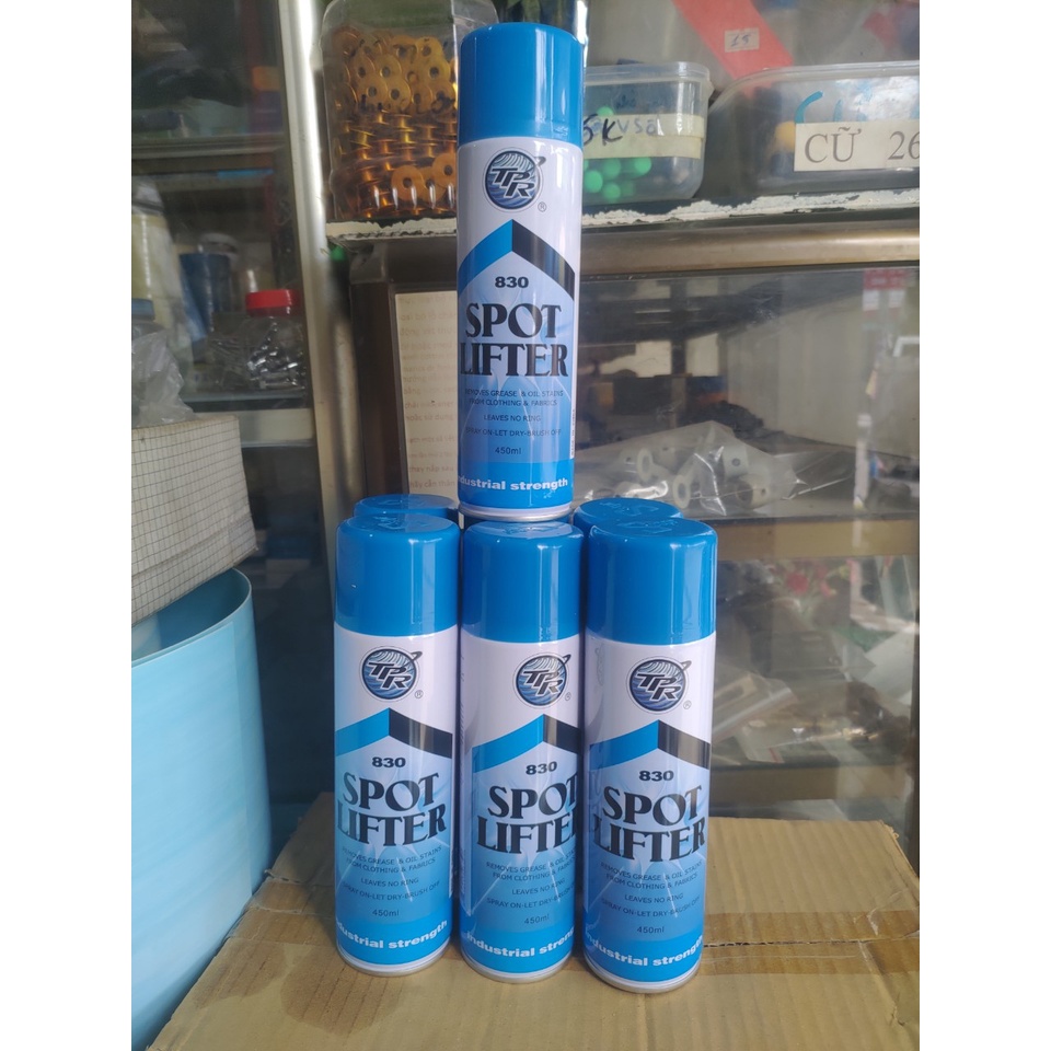 Chai xịt tẩy dầu trên vải 830