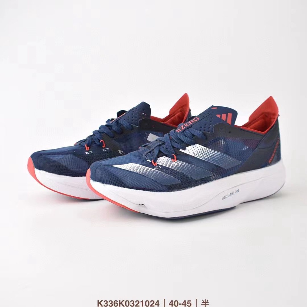 Giày Thể Thao Chạy Bộ Adidas new Adizero Adios Pro3 2022 Bằng Sợi carbon Thấm Hút Tốt