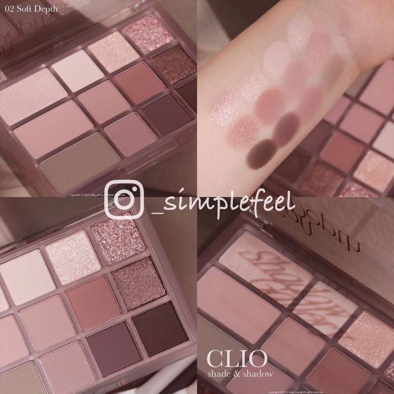 Bảng Phấn Mắt Clio Shade & Shadow Palette