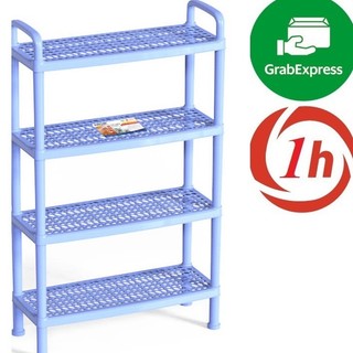 KỆ DÉP LƯỚI DUY TÂN LỚN 4 TẦNG - Kích thước 47 x 19 x 73,5 cm
